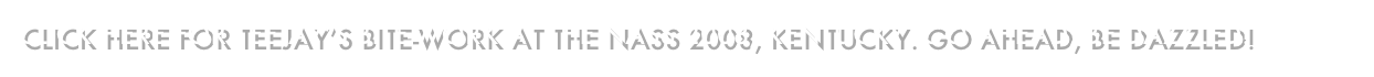 CLICK HERE FOR TEEJAY’S BITE-WORK AT THE NASS 2008, KENTUCKY. GO AHEAD, BE DAZZLED!